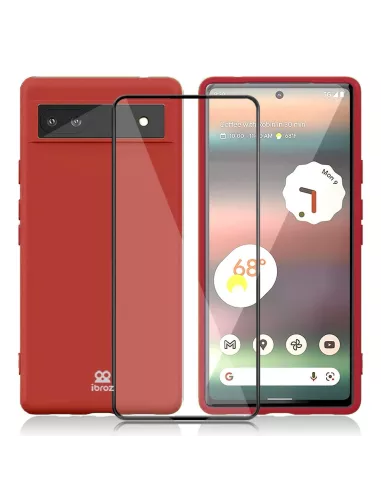 Google Pixel 6A LSR Liquid Silicone Case - Red | Ibroz