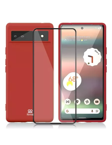 Google Pixel 6A LSR Liquid Silicone Case - Red | Ibroz