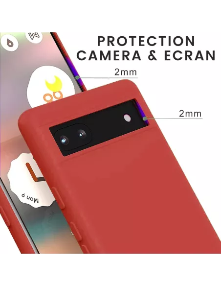 Google Pixel 6A LSR Liquid Silicone Case - Red | Ibroz
