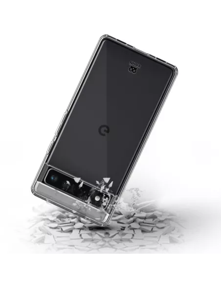 Google Pixel 6A Pack Coque antichocs - Transparent | Ibroz
