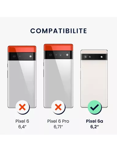 Google Pixel 6A Coque LSR Liquid Silicone - Bleu Cosmos | Ibroz