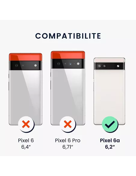 Google Pixel 6A Coque LSR Liquid Silicone - Bleu Cosmos | Ibroz