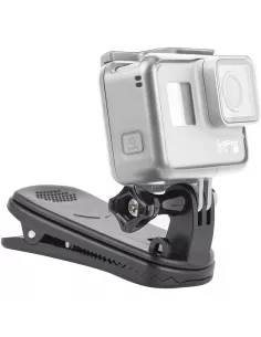 Clip Fixation rotatif pour Gopro avec embase fixe pour moto, sac à ...