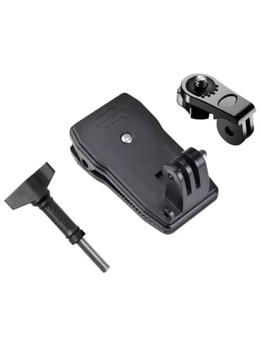 Rotating clip for Gopro with fixed base for motorcycle, ...
