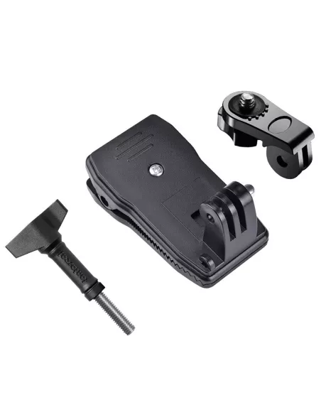 Clip Fixation rotatif pour Gopro avec embase fixe pour moto, sac à ...