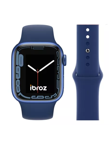 Lot de 2 Bracelets Sport Apple Watch 7, 6, SE, 5, 4, 3 - Bleu marin...