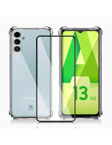 Samsung Galaxy A13 (5G) Pack Coque Antichoc + Protection Ecran 9H -...