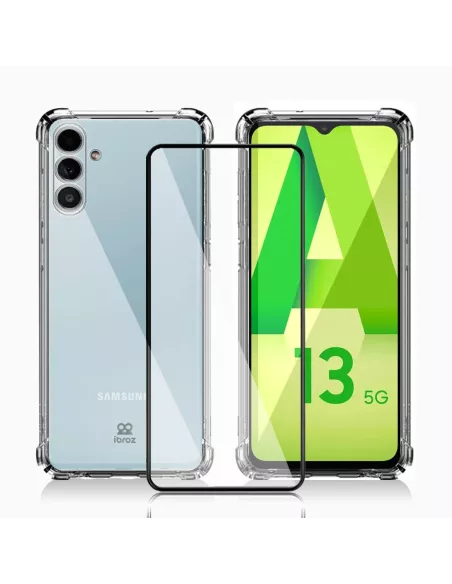 Samsung Galaxy A13 (5G) Shockproof Case + 9H Screen Protector Pack -...