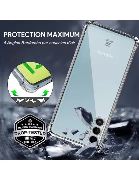 Samsung Galaxy A13 (5G) Pack Coque Antichoc + Protection Ecran 9H -...