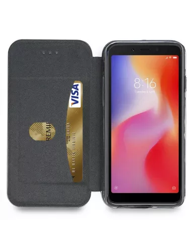 Xiaomi Redmi 6 Leather Case Folio CLAM | Ibroz