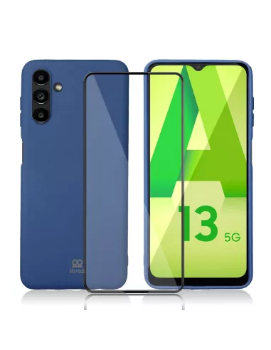 Samsung Galaxy A13 (5G) Coque LSR Liquid Silicone + Protection écra...