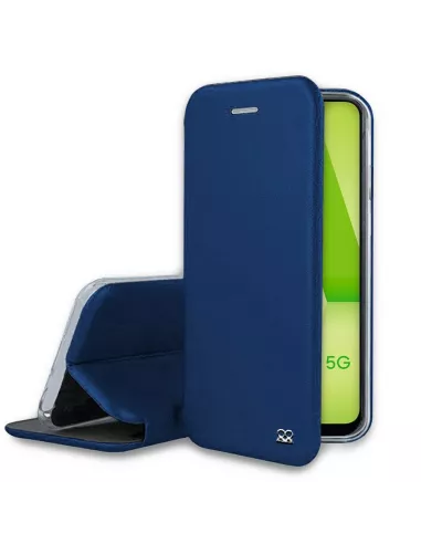 Samsung Galaxy A13 (5G) Etui Cuir Folio Clam - Bleu Cosmos | Ibroz