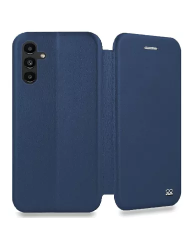 Samsung Galaxy A13 (5G) Leather Case Folio Clam - Cosmos Blue | Ibroz