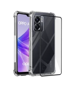 Oppo A77 Shockproof Case + 9H Screen Protector Pack - Transparent | ... 2