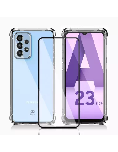 Samsung Galaxy A23 (5G) Pack Coque Antichoc + Protection Ecran 9H -...
