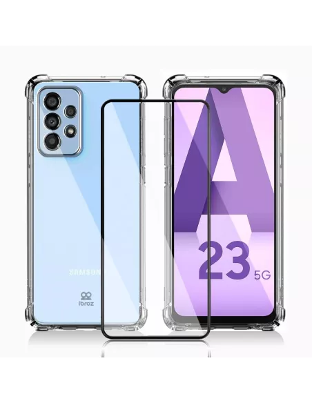 Samsung Galaxy A23 (5G) Pack Coque Antichoc + Protection Ecran 9H -...