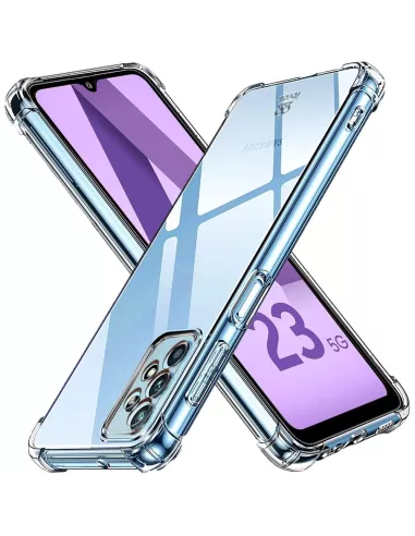 Samsung Galaxy A23 (5G) Shockproof Case + 9H Screen Protector Pack -...