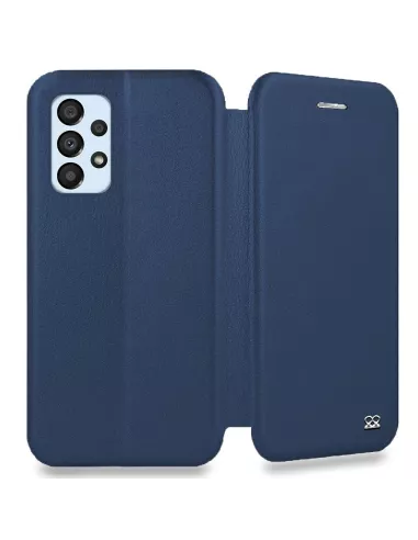 Samsung Galaxy A23 (5G) Etui Cuir Folio Clam - Bleu cosmos | Ibroz