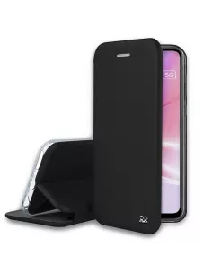 Oppo A77 (5G) Leather Case Folio Clam - Black | Ibroz