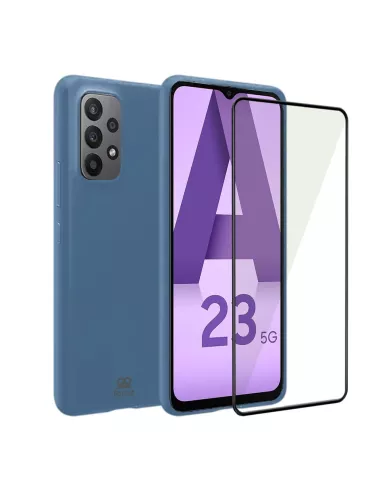 Samsung Galaxy A23 (5G) Coque LSR Liquid Silicone + Protection écra...
