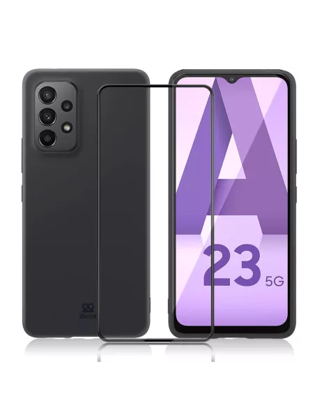 Samsung Galaxy A23 (5G) Coque LSR Liquid Silicone + Protection écra...