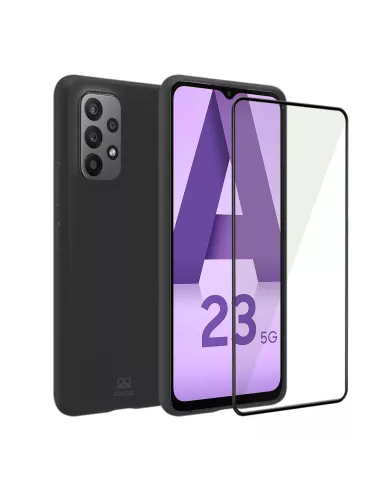 Samsung Galaxy A23 (5G) Coque LSR Liquid Silicone + Protection écra...