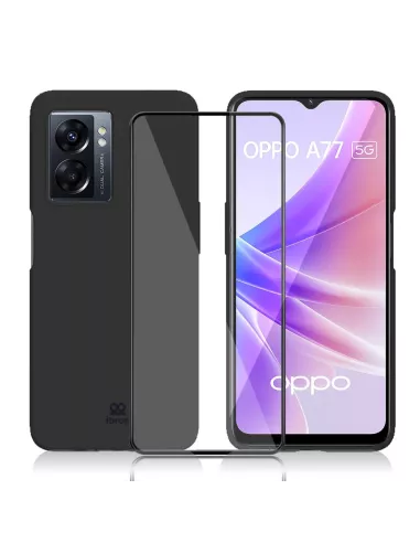 Oppo A77 (5G) LSR Liquid Silicone Case + Glass Screen Protector...
