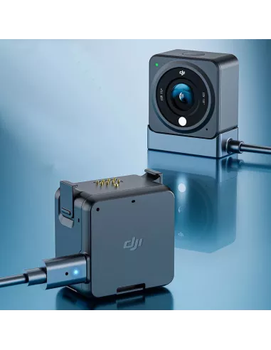 Chargeur à Induction Magnétique et Type C pour Caméra DJI Action 2 ...