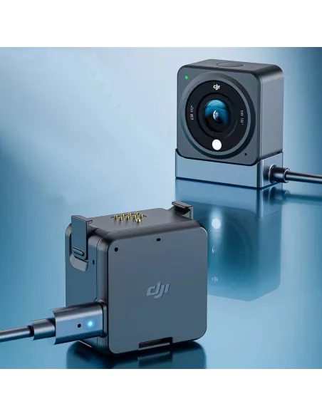 Chargeur à Induction Magnétique et Type C pour Caméra DJI Action 2 ...