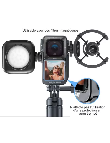 Cadre Métal Magnétique de Protection Multi-Fonctions pour Caméra DJ...