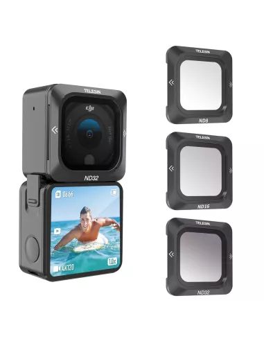 Lot de 3 Filtres Magnétiques Polarisants ND8-ND16-ND32 pour Caméra ...