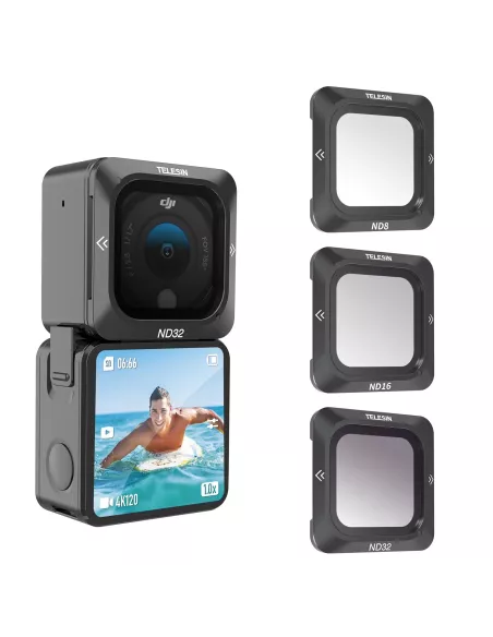Lot de 3 Filtres Magnétiques Polarisants ND8-ND16-ND32 pour Caméra ...