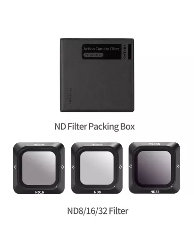 Lot de 3 Filtres Magnétiques Polarisants ND8-ND16-ND32 pour Caméra ...