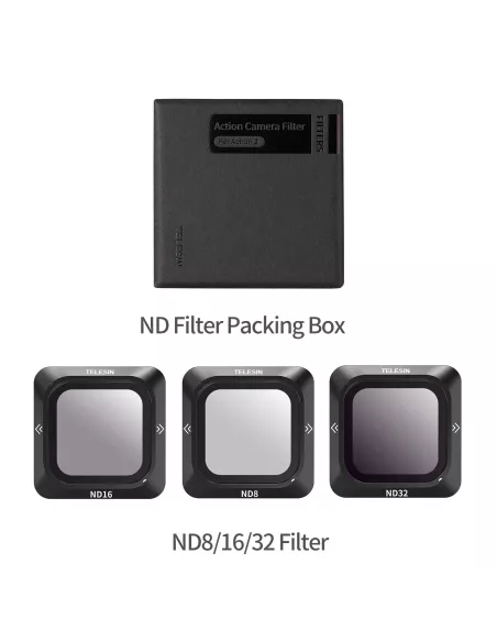 Lot de 3 Filtres Magnétiques Polarisants ND8-ND16-ND32 pour Caméra ...