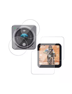 Lot de 4 protections écrans objectif et écran pour DJI Action 2 | I...