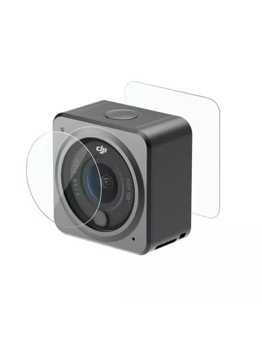 Lot de 4 protections écrans objectif et écran pour DJI Action 2 | I...