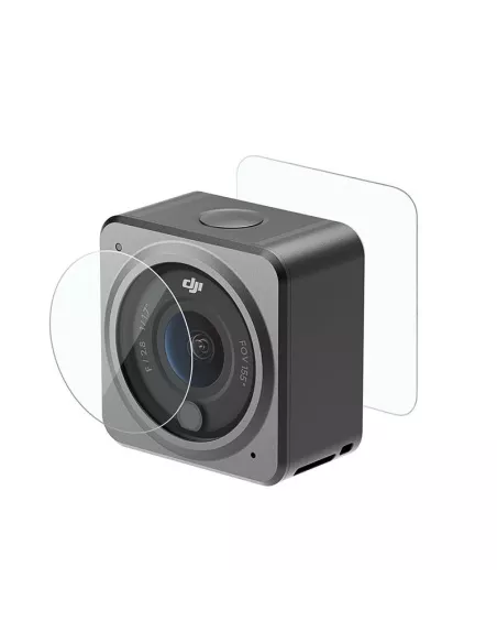 Lot de 4 protections écrans objectif et écran pour DJI Action 2 | I...