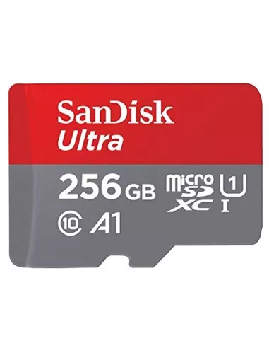 SanDisk 256GB MicroSD XC Ultra Memory Card + SDe 10 Adapter, ...