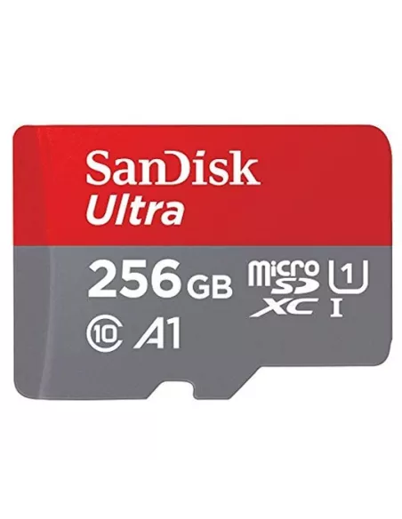 SanDisk 256GB MicroSD XC Ultra Memory Card + SDe 10 Adapter, ...