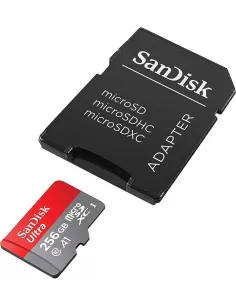 Carte Mémoire SanDisk 256 Go MicroSD XC Ultra + Adaptateur SDe 10, ... 2
