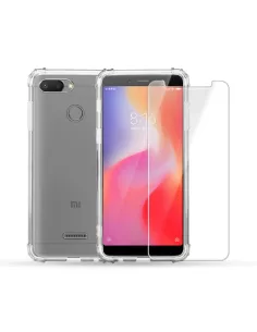 Xiaomi Redmi 6 Pack Coque antichocs + Protection écran 9H | Ibroz