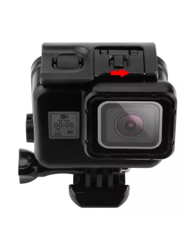 Caisson boîtier de plongée étanche Noir 50m GoPro Hero 5 - 6 et Her...