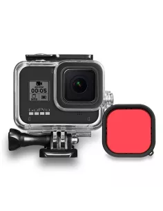 Filtre Rouge pour caisson étanche GoPro Hero 8 / 8 Black | Ibroz