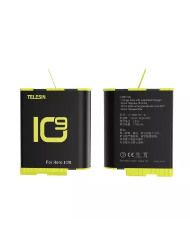 1750mAh High Capacity Rechargeable Battery for Gopro Hero 9 and ...