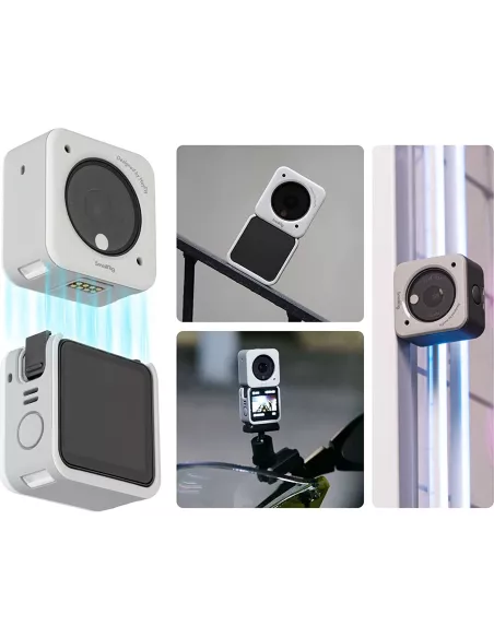 Coque de protection Magnétique SmallRig pour DJI Action 2 - Blanc |...