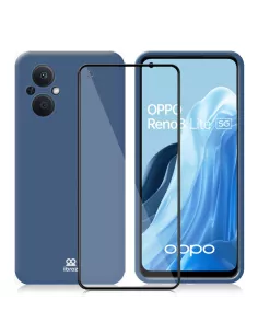 Oppo Reno 8 Lite (5G) Coque LSR Liquid Silicone + Protection écran ...