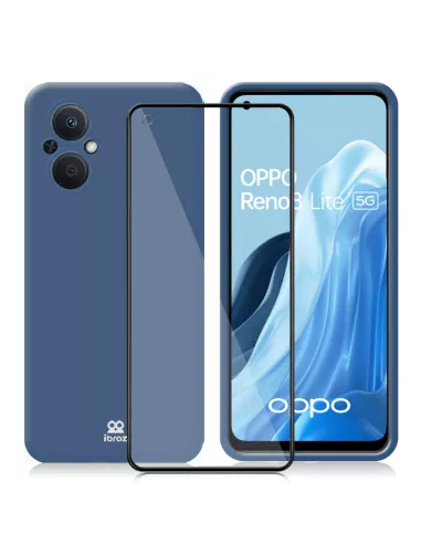 Oppo Reno 8 Lite (5G) Coque LSR Liquid Silicone + Protection écran ...