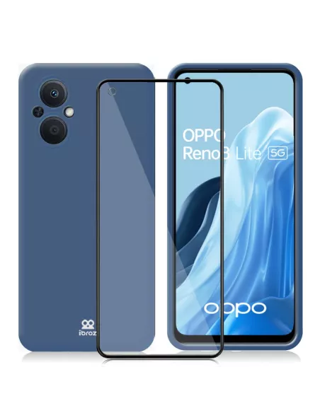 Oppo Reno 8 Lite (5G) Coque LSR Liquid Silicone + Protection écran ...