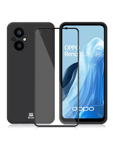 Oppo Reno 8 Lite (5G) LSR Liquid Silicone Case + Screen Protector ...