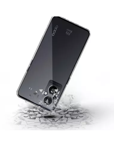 Oppo Reno 8 Lite Pack Coque Antichoc + Protection Ecran 9H - Transp...
